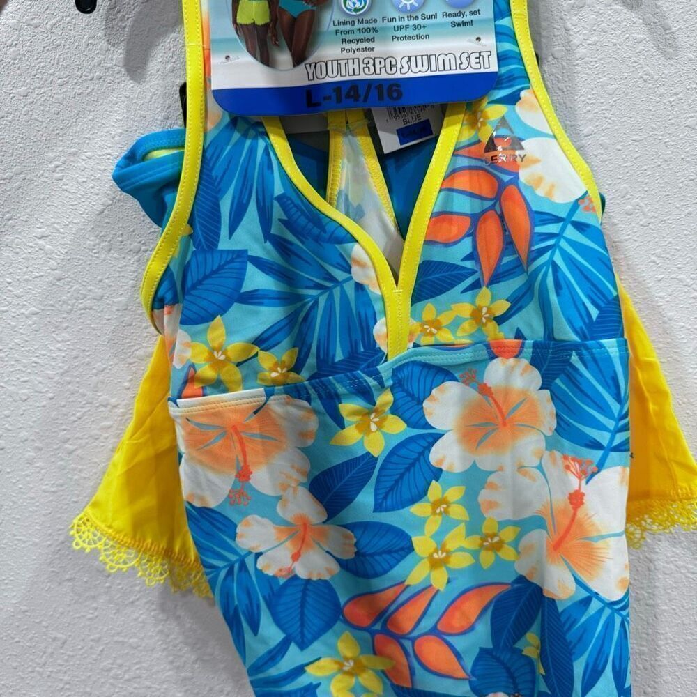 Gerry Youth 3-piece Swim Set‎ size large 14/16